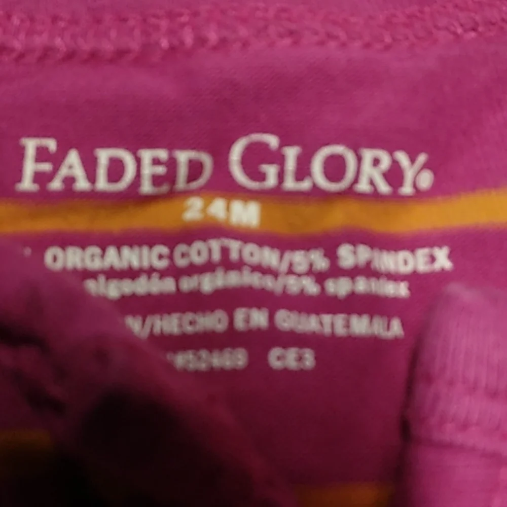 Faded Glory Girl's Shirt. Size 24 Months. - Picture 3 of 5